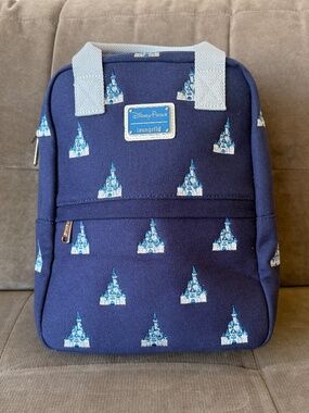 Loungefly Disney Cinderella Castle Canvas Backpack